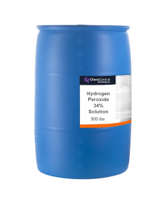 Hydrogen Peroxide 34% Solution - Food Grade (FCC, Kosher) - 55 Gallon Drum