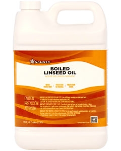 Startex Boiled Linseed Oil 100% Pure - (1 Gallon, Case of 6)