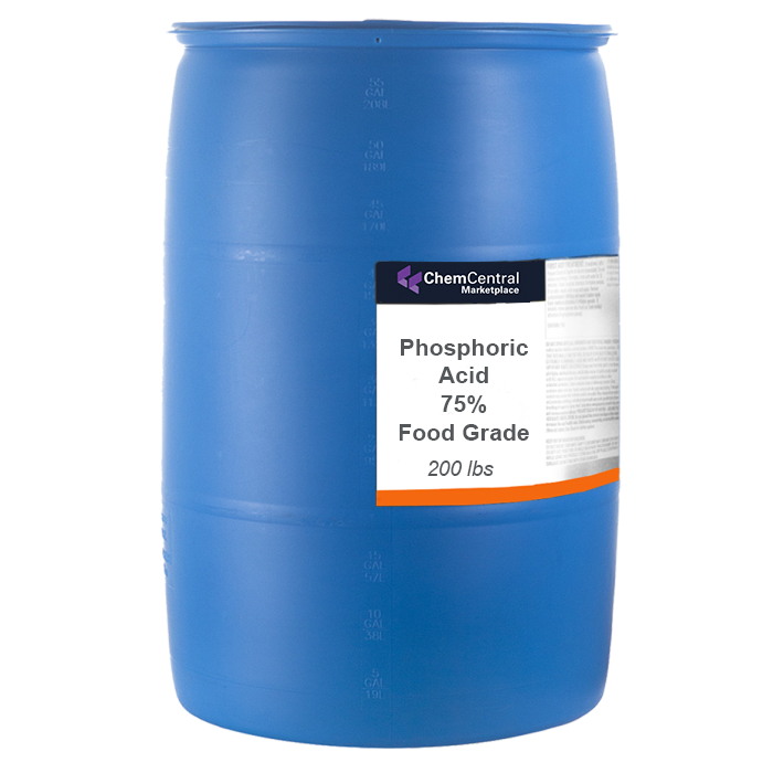 Phosphoric Acid (75%) Food Grade -15 Gallon Drum